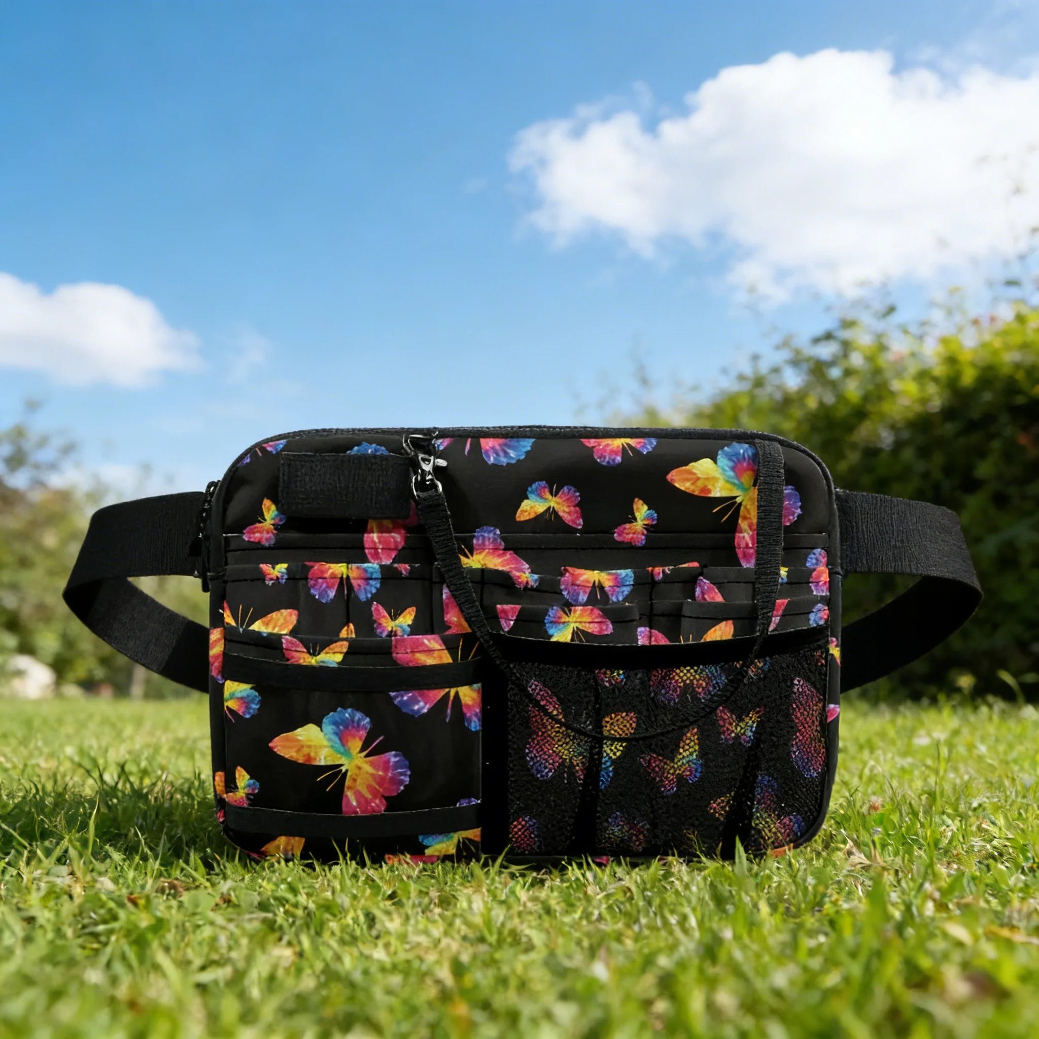 

Rainbow Nurse Fanny Pack for Hospital Staff Comfortable Adjustable Medical Waist Bag