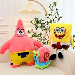 35cm SpongeBob Patrick Star Gary Squidward Tentacles Plush Dolls Stuffed Animals Bag Hangings Christmas Birthday Gifts For Kids