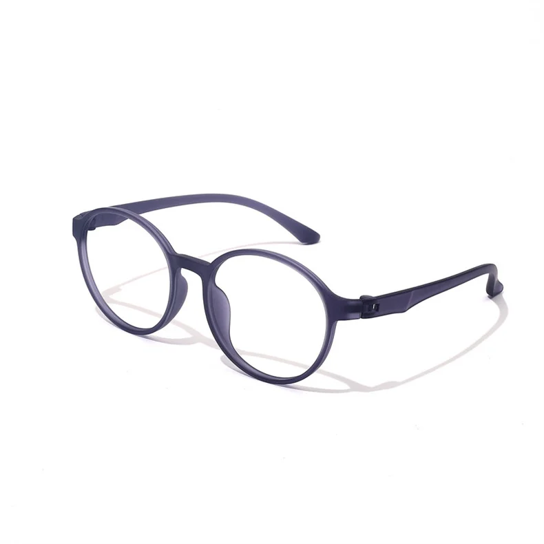 Herren TR90 Flexible Transparente Brillengestell Ultraleicht Mode Retro Runde Optische Brillen Damen 66016 – Detail 10