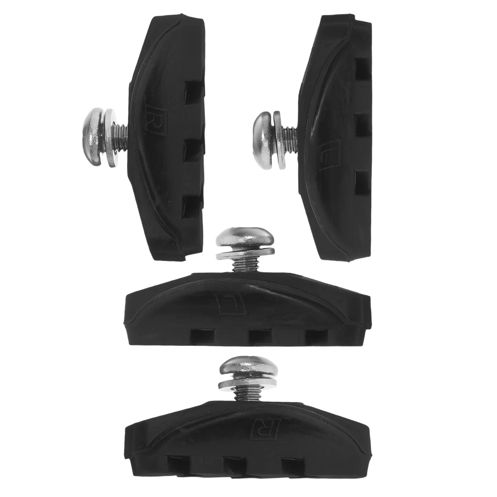 

2 Pairs C-brake Pads Brake Blocks for Bicycle Wear-resistant Rubber V-shaped Groove Suitable Road Bikes Mountain Motorcycle