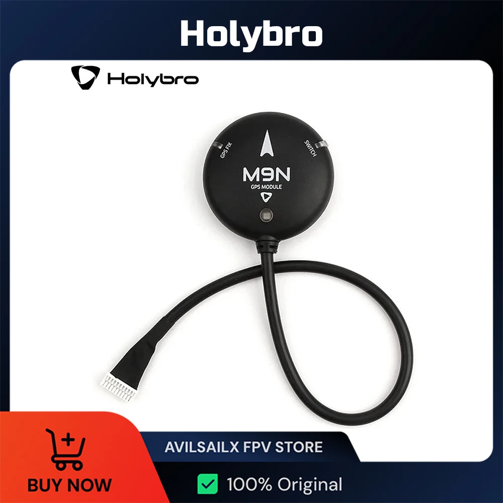 

Holybro M9N GPS Module with Compass LED Indicator for Pix32 Pixhawk 4 Flight Controller RC FPV Drone