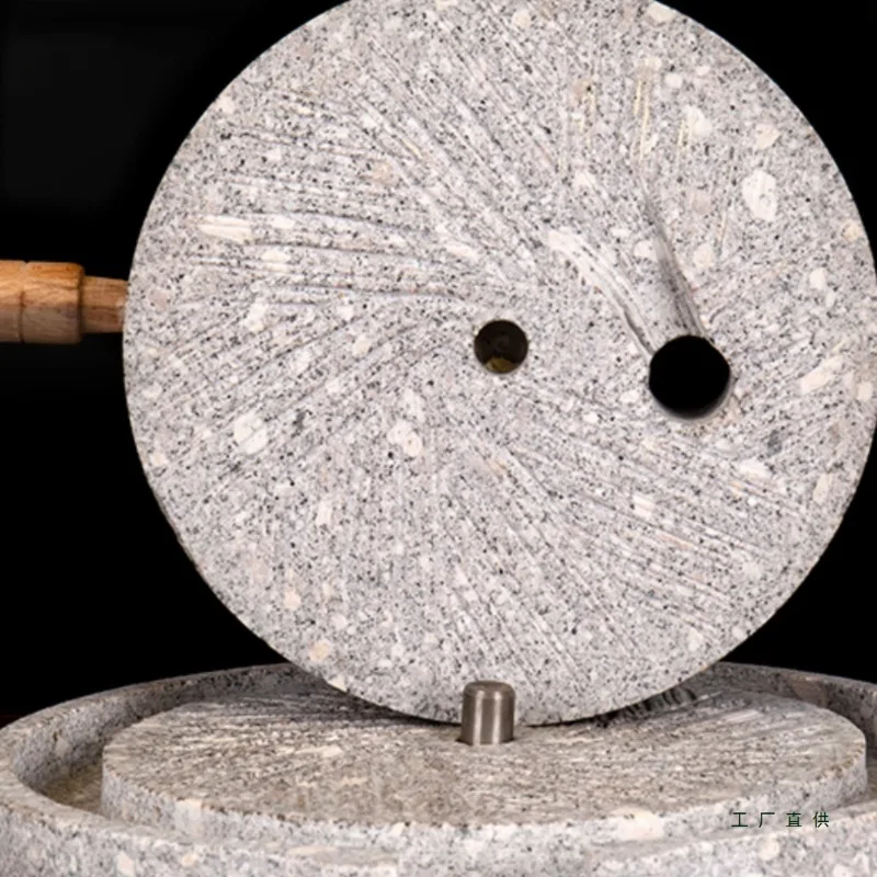 

Household Natural Stone Small Grinding Disc Small Old Rice Wheat Noodle Soybean Milk Machine Manual Rice Flour Machine