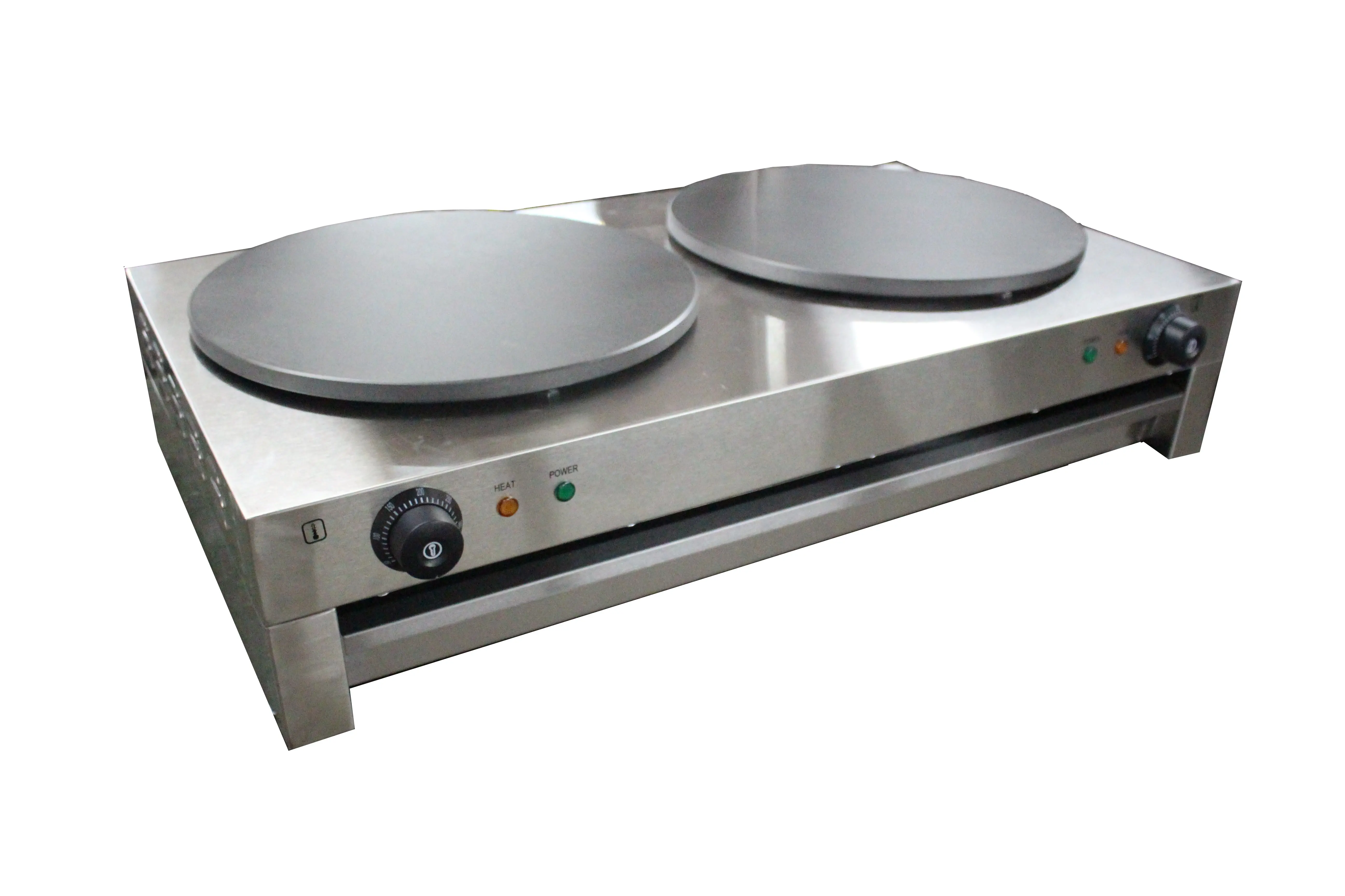 Stainless Steel Commercial Electric Crepe Maker ECM-2/pancake machine/pancake maker