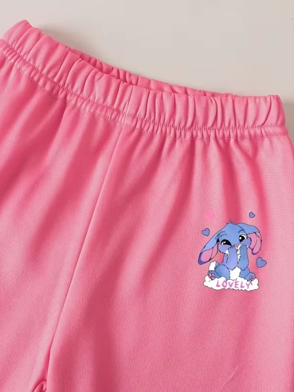 Frühlings- und Herbst-Cartoon-Hoodie-Set für Babys und Kinder – Detail 6