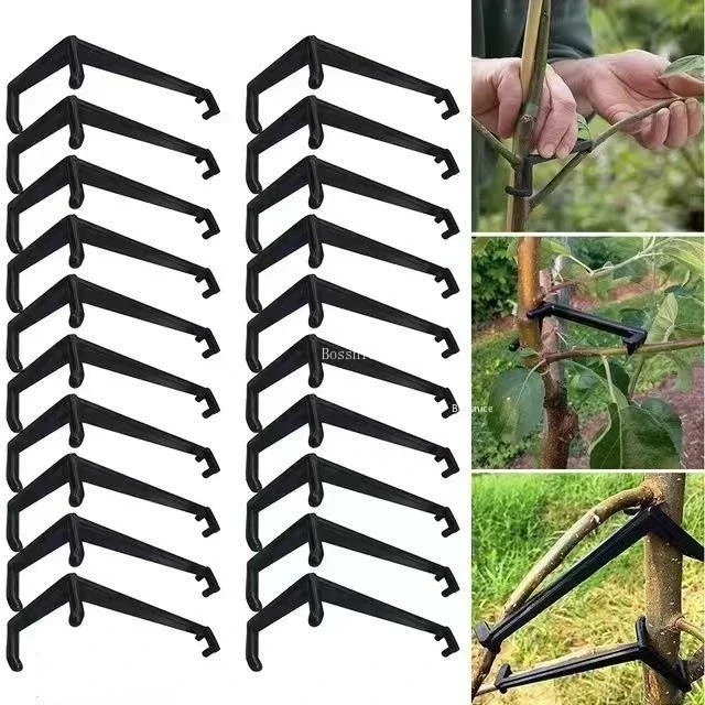 10-30Pcs Fruit Tree Clips Plant Vines Support Twisting Shapers Branches Puller Twist Styling Curved Garden Tools