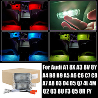 For Audi A1 8X A3 8V 8Y A4 B8 B9 A5 8T A6 C6 C7 C8 A7 A8 D3 D4 D5 Q2 Q3 8U F3 Q5 8R FY Q7 4L 4M Car Footwell Lights Accessories