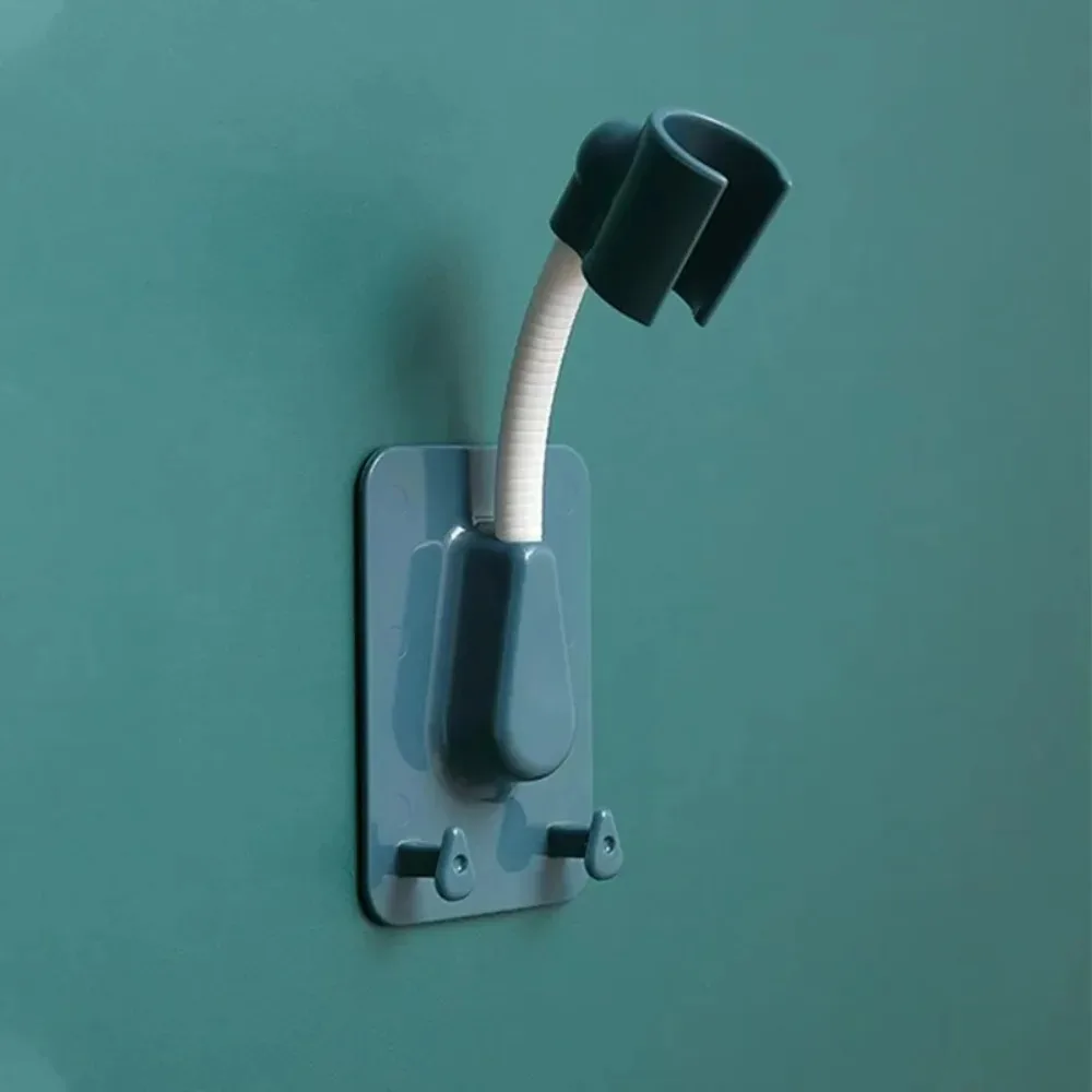 No-Punch Silicone Suction Cup Hanging  Shower Head Bracket Creative Caterpillar Nozzle Removable Fixed Seat Shower Accessories