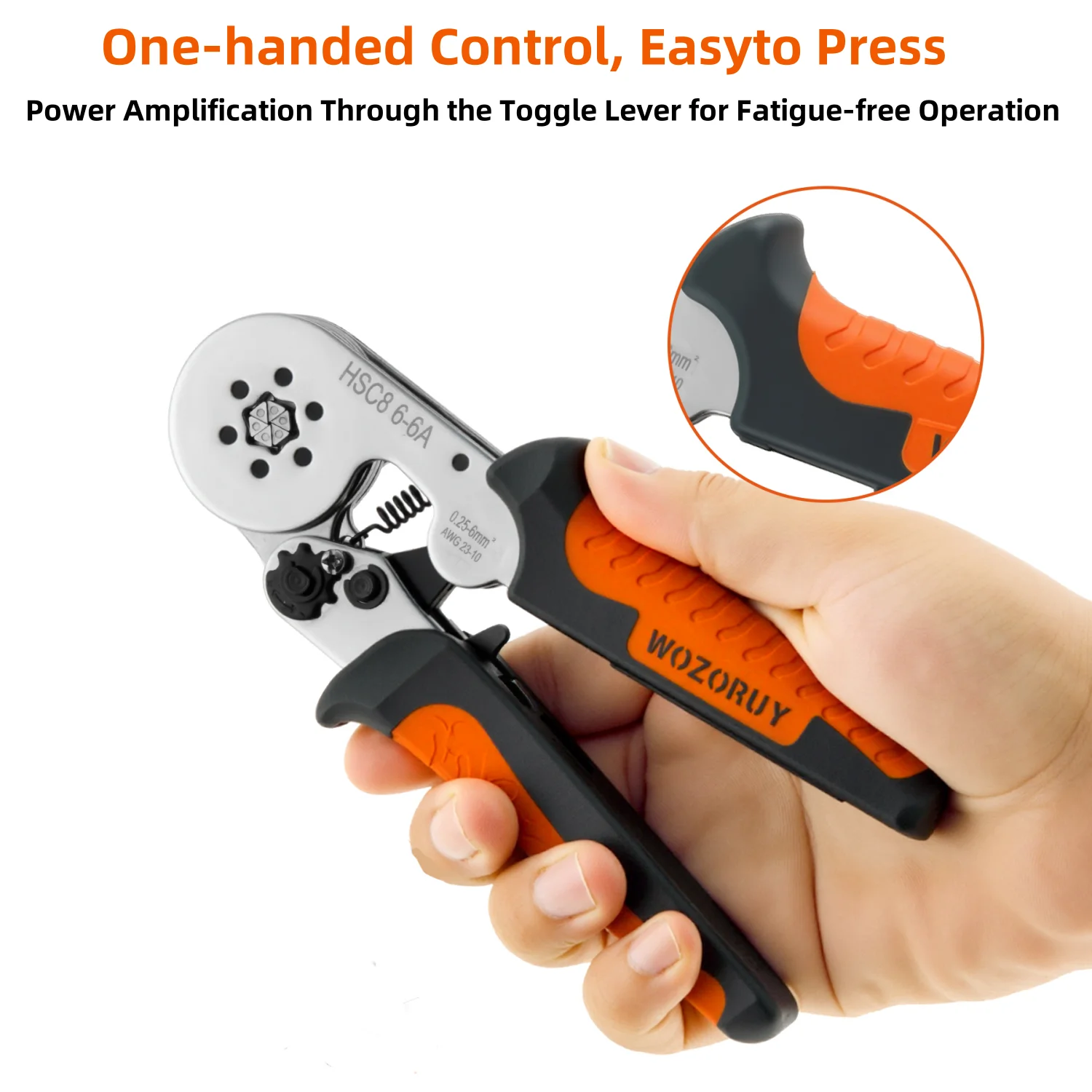 Ferrule Crimping Tool Kit，Ratchet Self-Adjusting Crimper Plier Set for Various Devices, Electronic Components with Pins