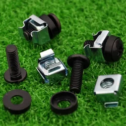 M6 Rack Mount Cage Nuts Screws And Washers For Rack Mount Server Cabinet Rack Mount Server Shelves Routers Sets