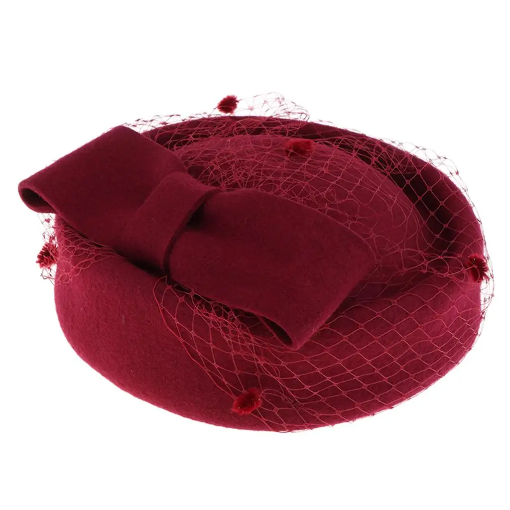 retro-pillbox-hat-women-wool-pillbox-hat-with-veil-elegant-headpiece-for-christmas-and-weddings-height6cm-24in-easter