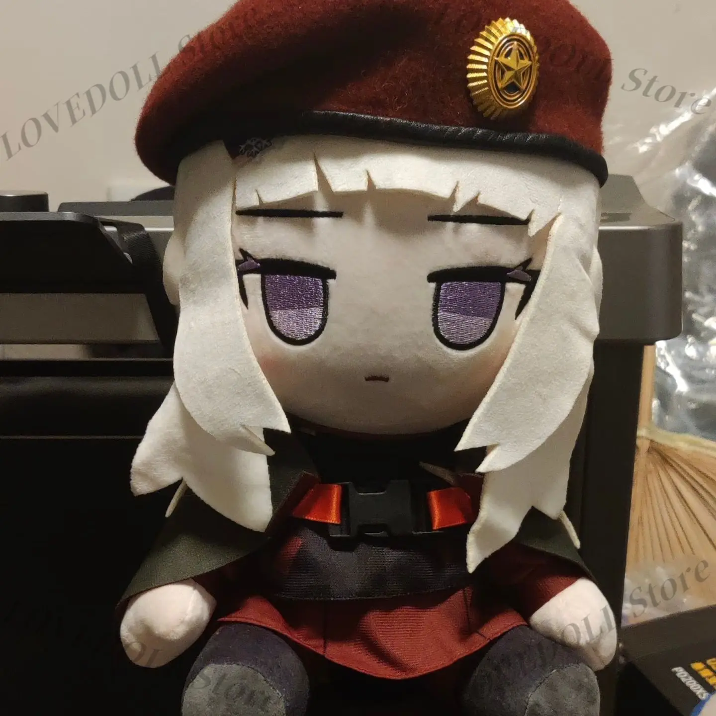 

20cm HK416 Girls Frontline Anime Kawaii Cosplay Plush Doll Body Clothes Outfit Dress Up Plushies Stuffed Toys Sitting Posture