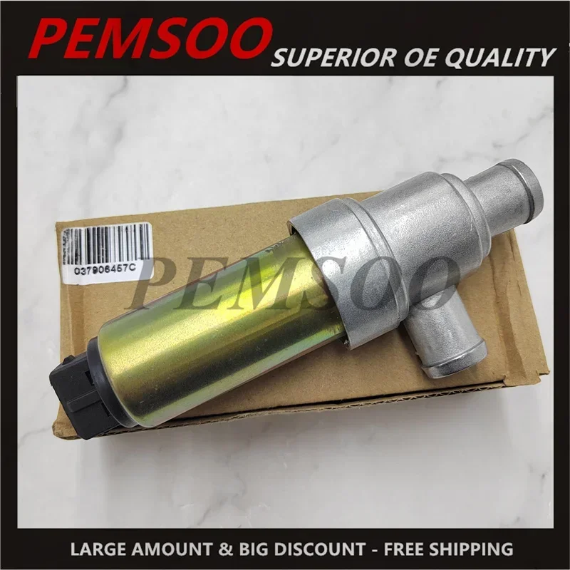 1PCS Fuel Injection Idle Air Control Valve IACV For VW Corrado Golf Jetta Passat Audi 80 Seat Ibiza 037906457D 037906457C
