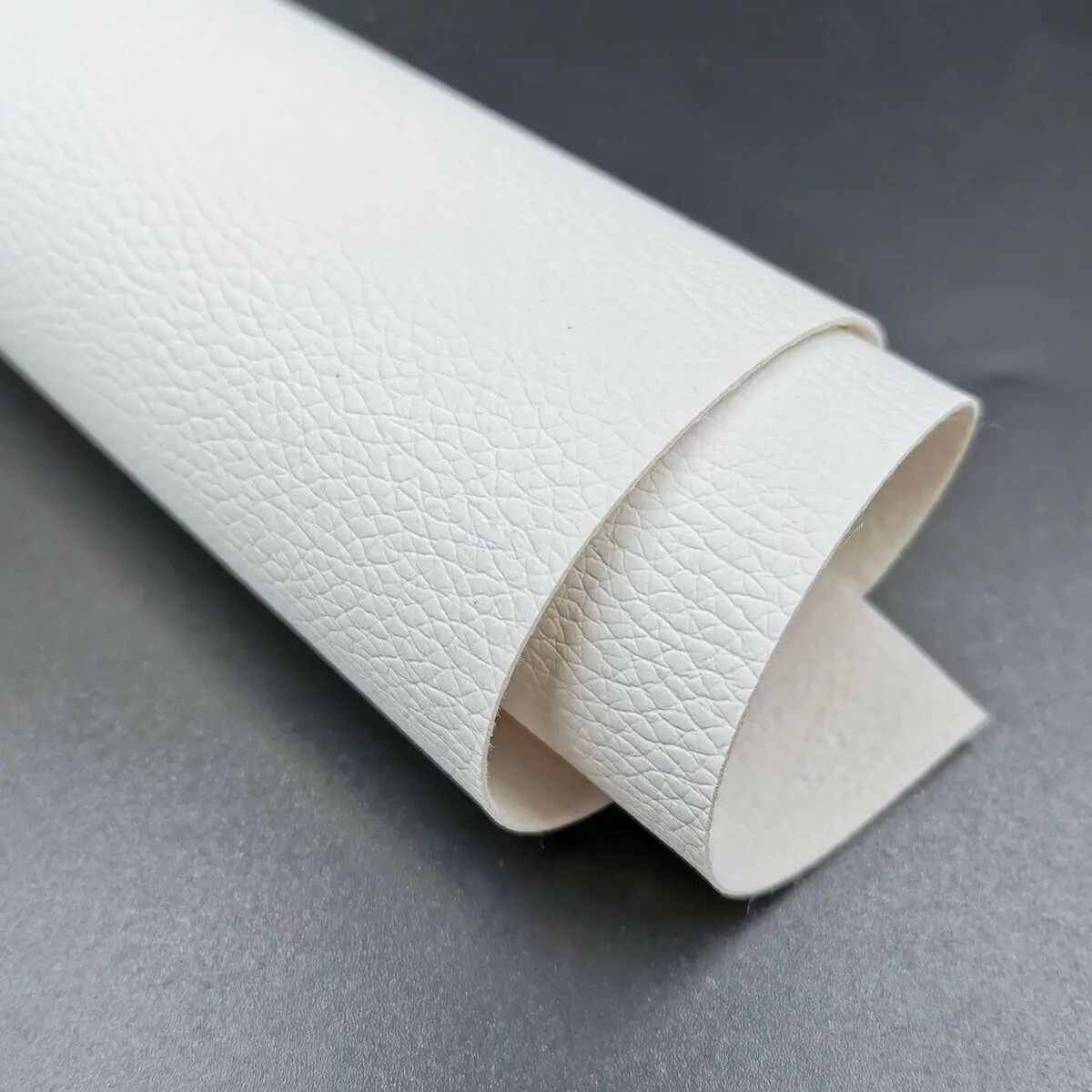 A4 Litchi PU Leatherette Fabric for DIY Projects