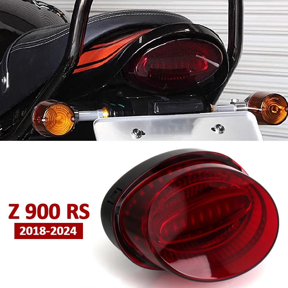 

New Motorcycle Rear Tail Light LED Brake Running Red Smoke Lamp Taillight For Kawasaki Z900RS Z 900 RS Cafe Z900 RS 2018-2024