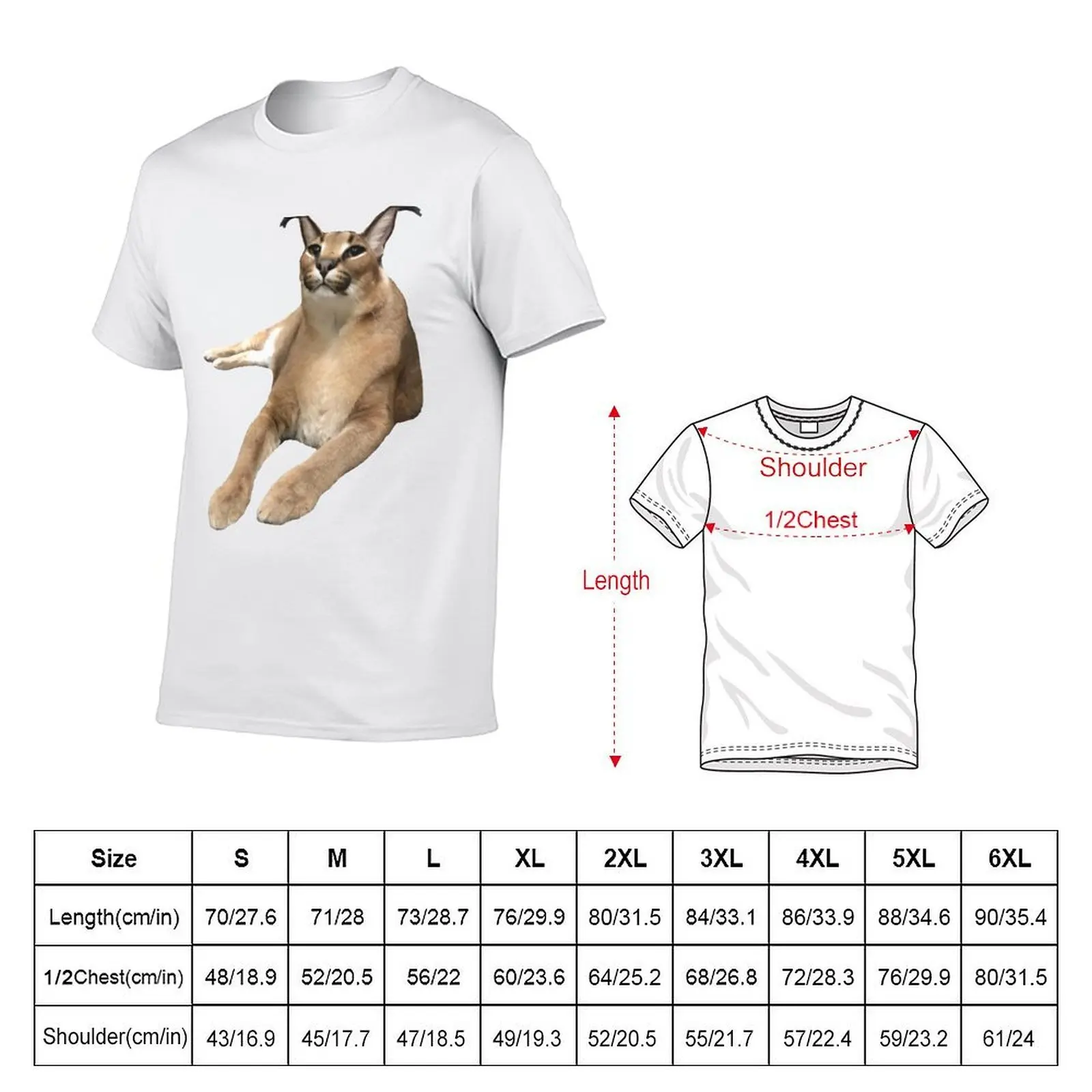Big Floppa T-Shirt anime figures anime Short sleeve tee men