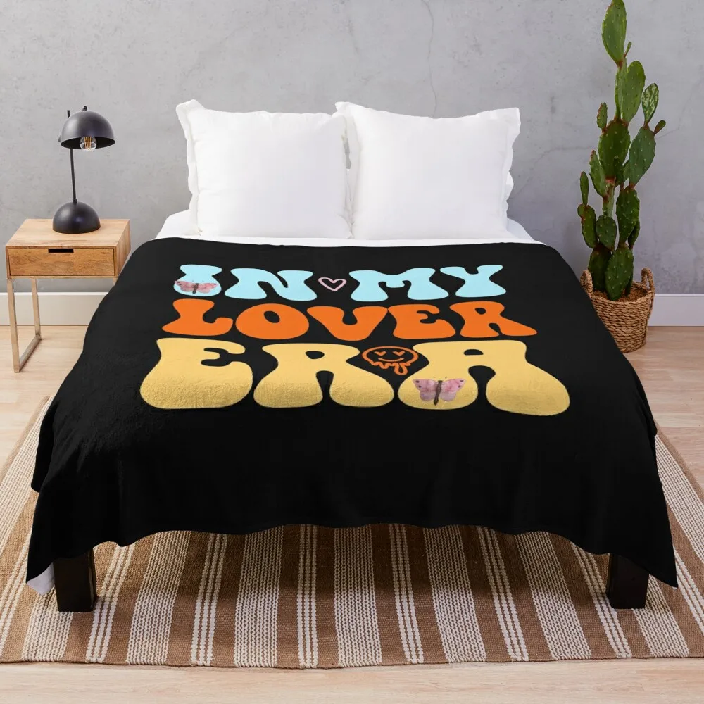 

in my big sister era In My Lover Era Essential T-Shirt Throw Blanket heavy to sleep Bed Fashionable Blankets