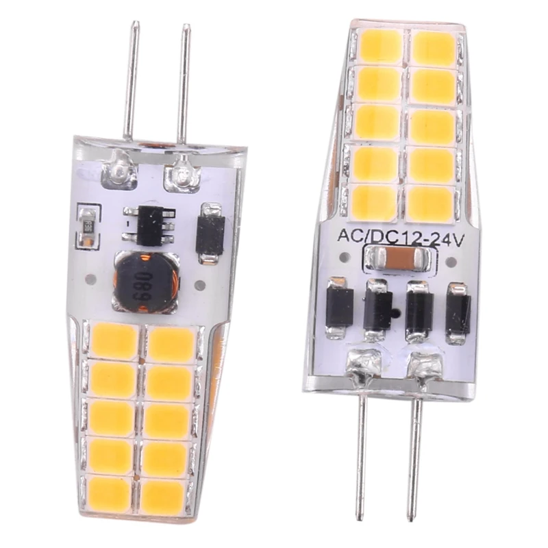 10PCS G4 LED Bulb AC/DC12V-24V 3W LED G4 Light 20LED 360 Beam Angle Light 2835SMD Replace 30W Halogen Lamp