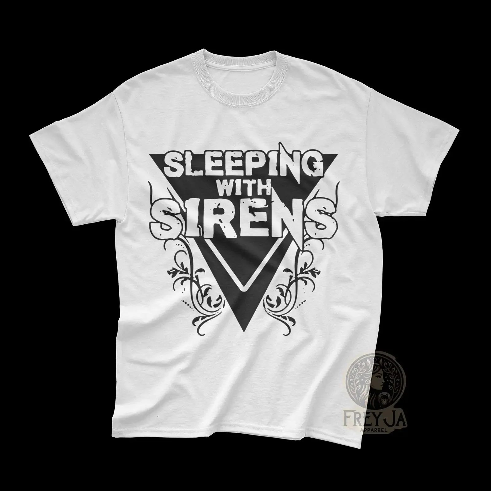 Sleeping With Sirens T Shirt Rock Music Band Merch Post Hardcore Concert  vintage Washed Top For Everyday Wear Soft homme