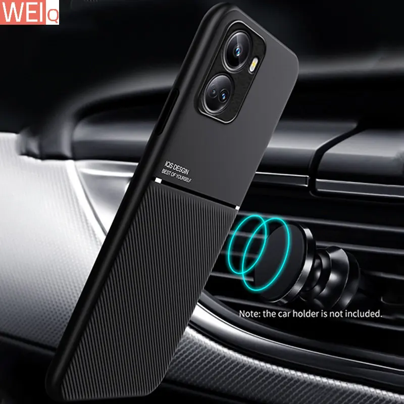 

Магнитный автомобильный чехол для телефона Huawei Nova 10 SE Nova 9SE Huawei P20 P30 Lite P40 P50 P60 Pro, встроенный магнитный металлический мягкий чехол из ТПУ
