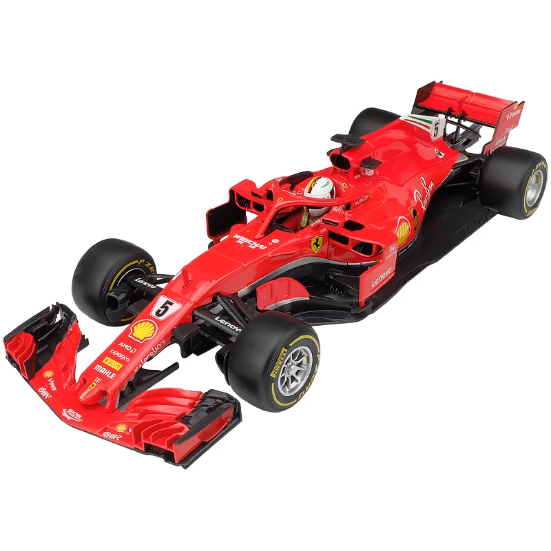 Bburago 1:18 Ferrari 2018 SF71-5 Alloy F1 Car Model Die-casting Model Car Simulation Car Decoration Collection Gift Toy