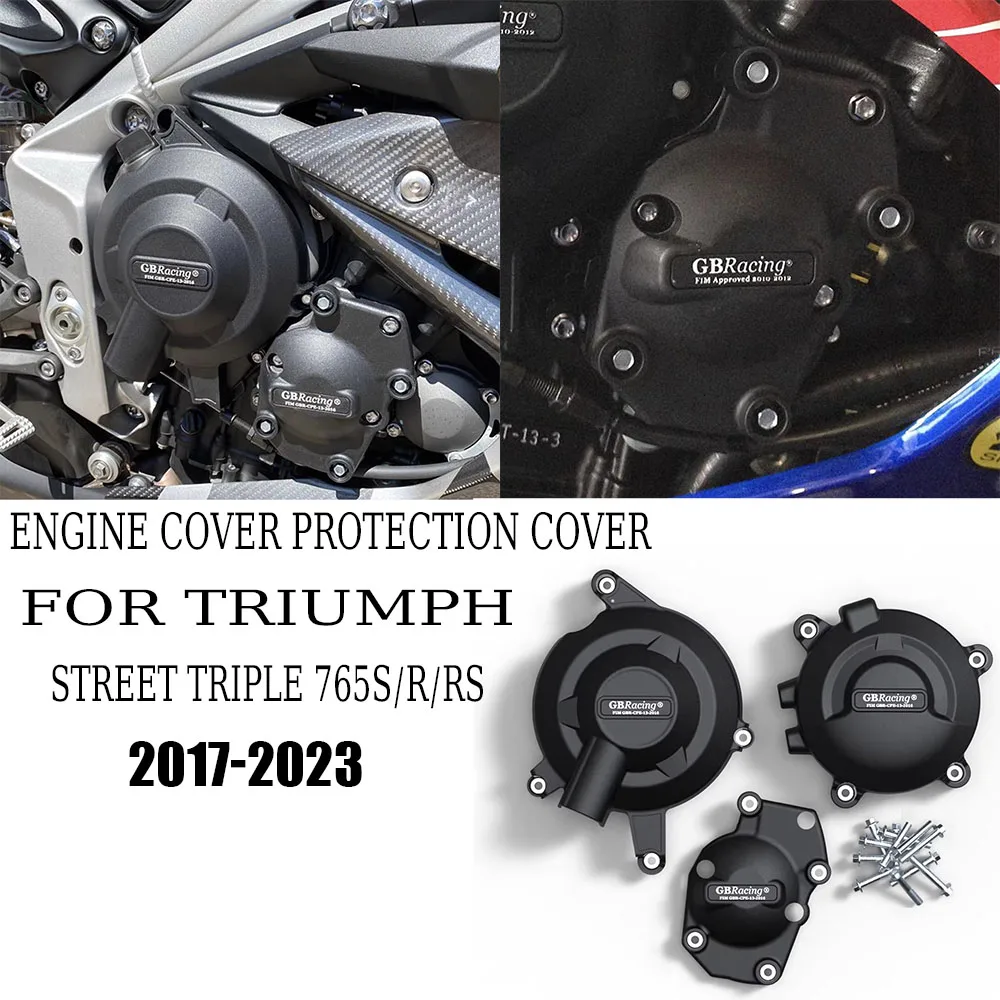 

Защитный чехол для двигателя GB Racing для мотоцикла STREET TRIPLE 765 2017-2023, устройство защиты двигателя при падении, защитный кожух двигателя.
