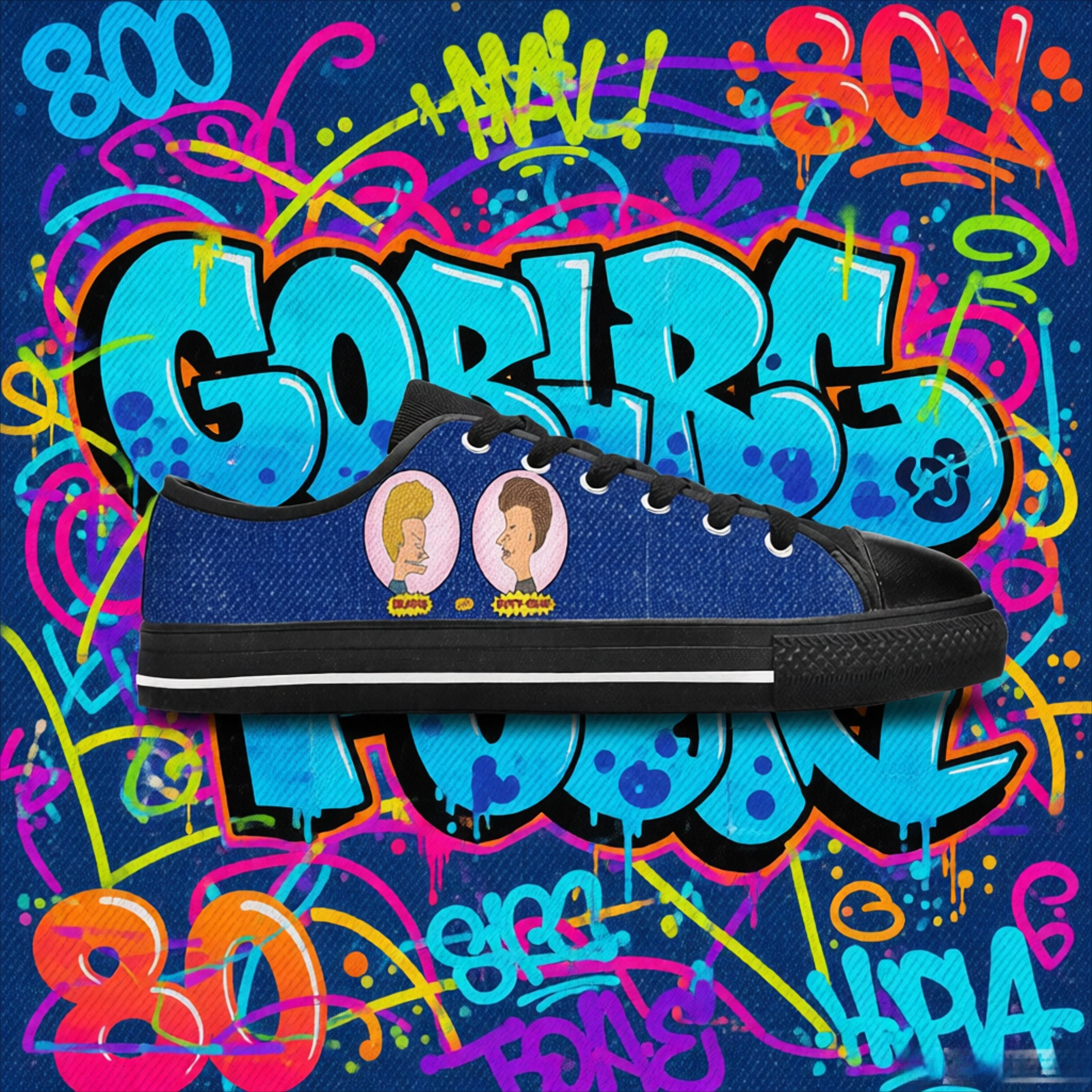 Beavis Cartoon Print Shoes Men - đánh giá và giá Women'S Shoes In The 90S