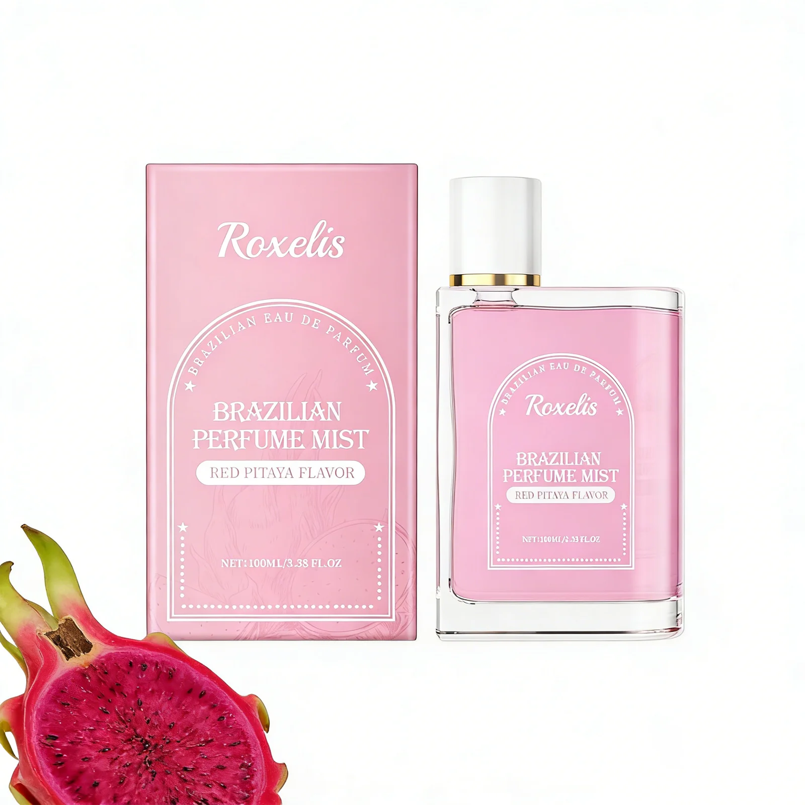 

Roxelis Brazilian Eau De Toilette Red Dragon Fruit Long Lasting Light Fresh Fruity Fragrance Daily Casual Perfume Spray ﻿