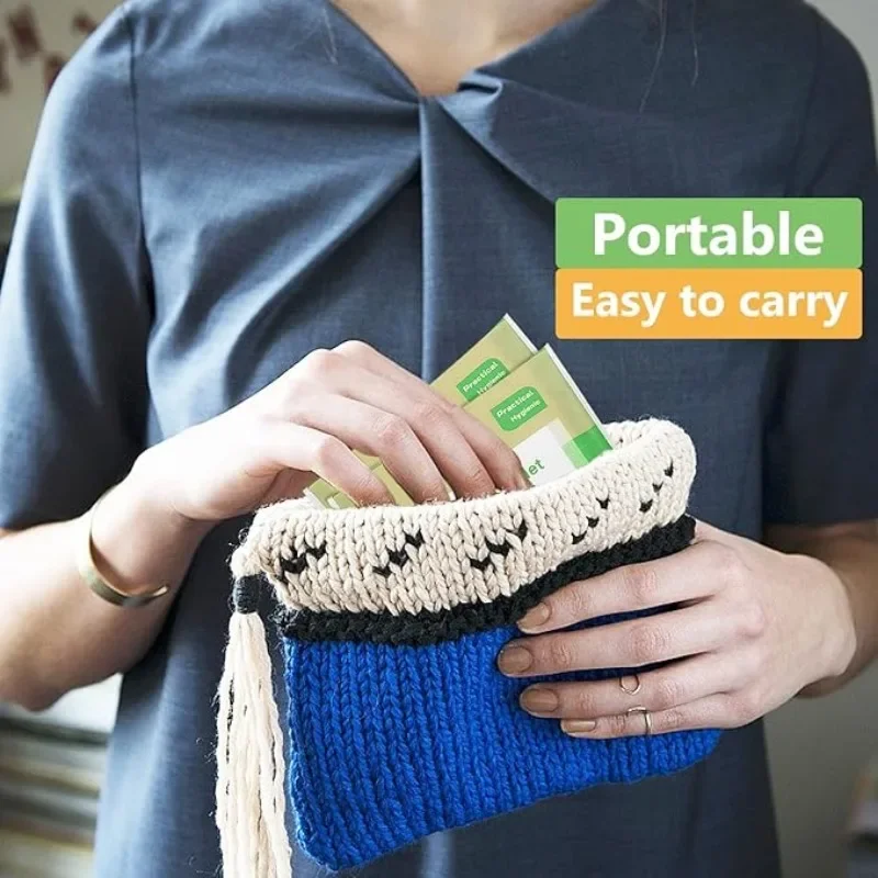 10/100PCS Disposable Toilet Mat Degradable Toilet Seat Cover Travel Camping Hotel Bathroom Mat Pads Water Latrine Covers Paper