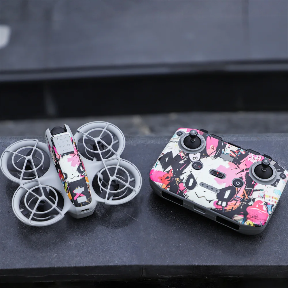 Dji-PVCスキンステッカー,ネオウォッシャブル,防塵,ステッカーボディ,RC-N3,リモコンカバー,カラフルなアクセサリー