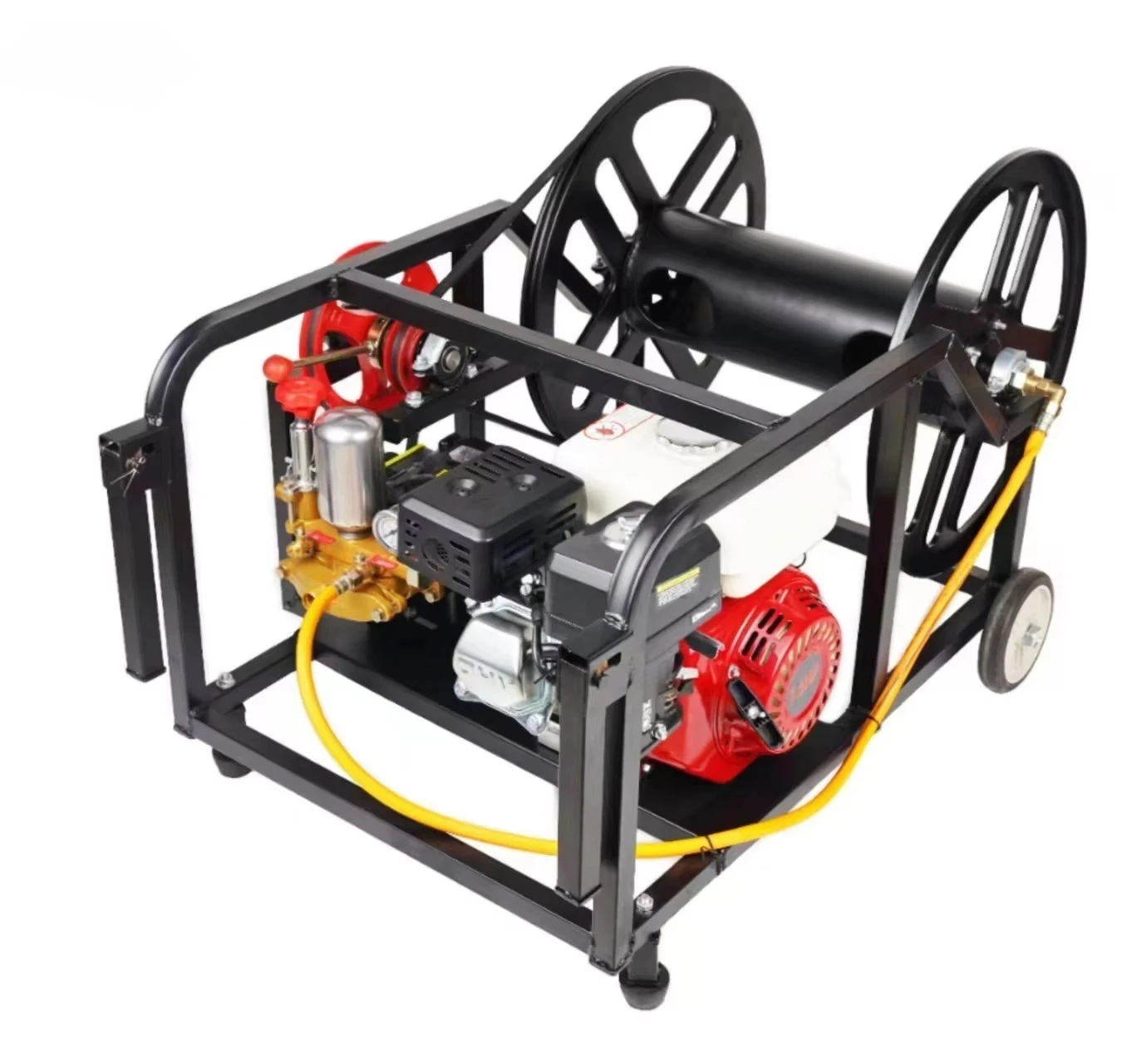 High-pressure Agricultural Sprayers with  Engines and Hose Reels Effectively Protect Crops.