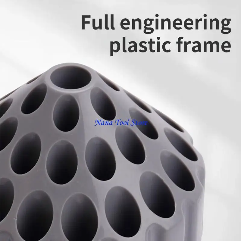 31GJ Plastic with Multi Holes Grinding Tool Bur Holder for Easy Sorting