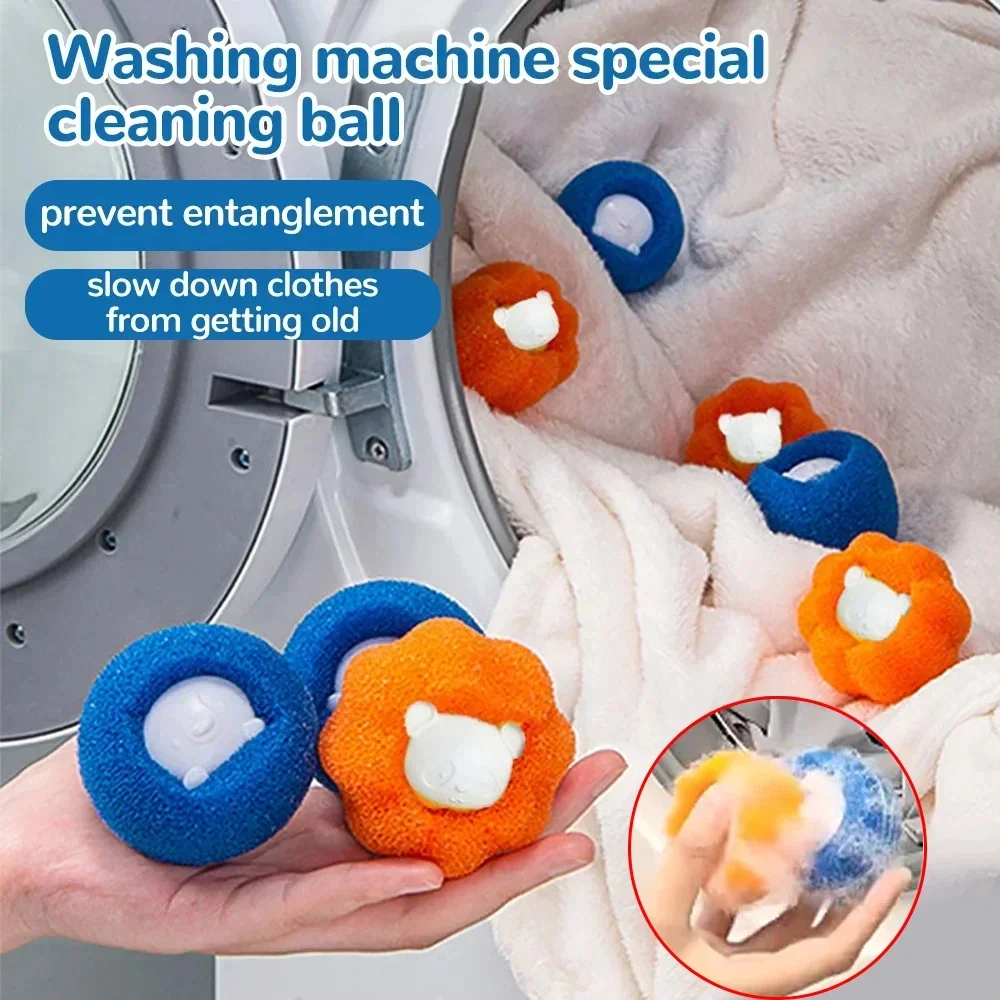 

Laundry Balls Pet Hair Collector for Washing Machine Reusable Laundry Lint Catcher Removes Lint From Clothes Pet Cat Accessories