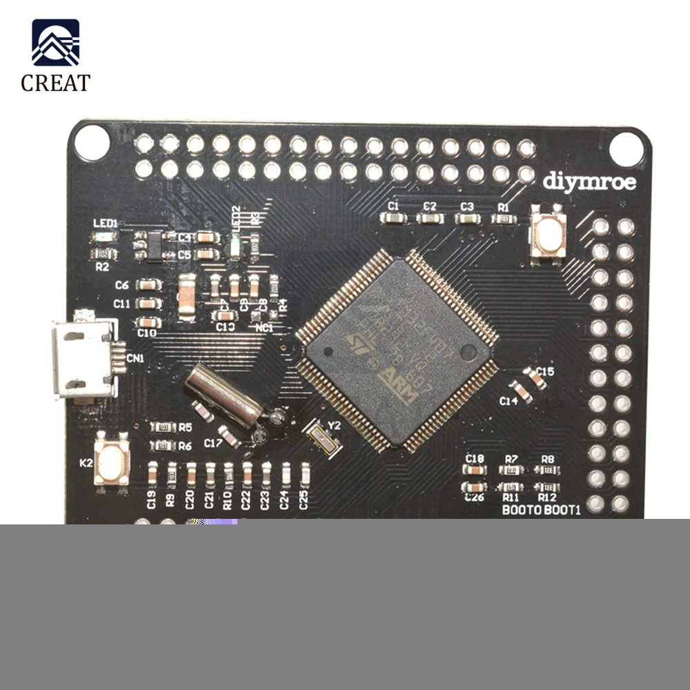 STM32F4 Discovery STM32F407VGT6 ARM Cortex-M4 32bit MCU Core Development Board SPI I2C IIC UART ISC SDIO Interface Module