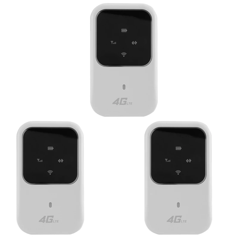 

3X Portable 4G LTE WIFI Router 150Mbps Mobile Broadband Hotspot SIM Unlocked Wifi Modem 2.4G Wireless Router