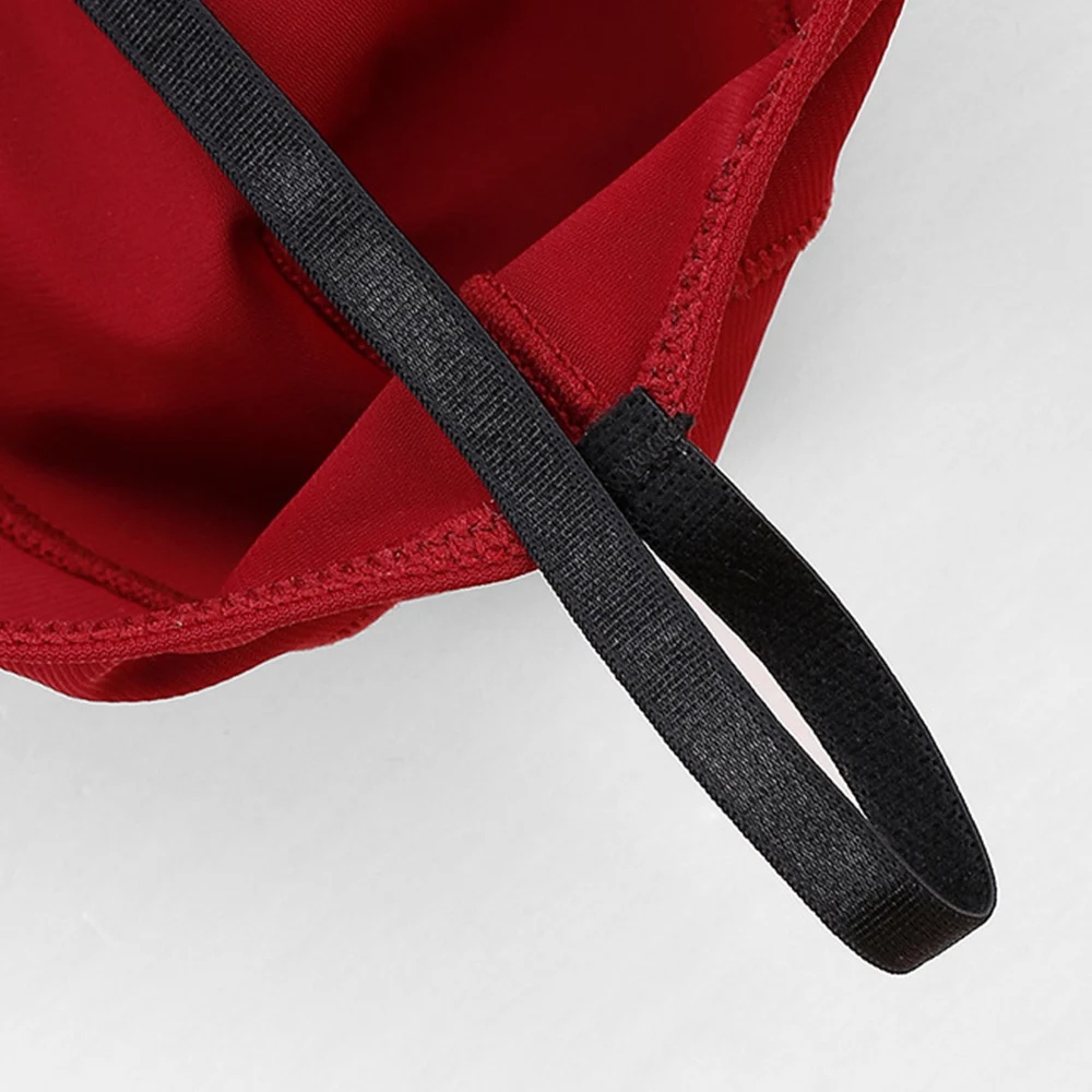 1PC T-Back Men Underwear Briefs Nylon For Men Bulge With Pouch Hombre Slips Red Boys Pack Breathable Sexy Male G-String Panties image 6