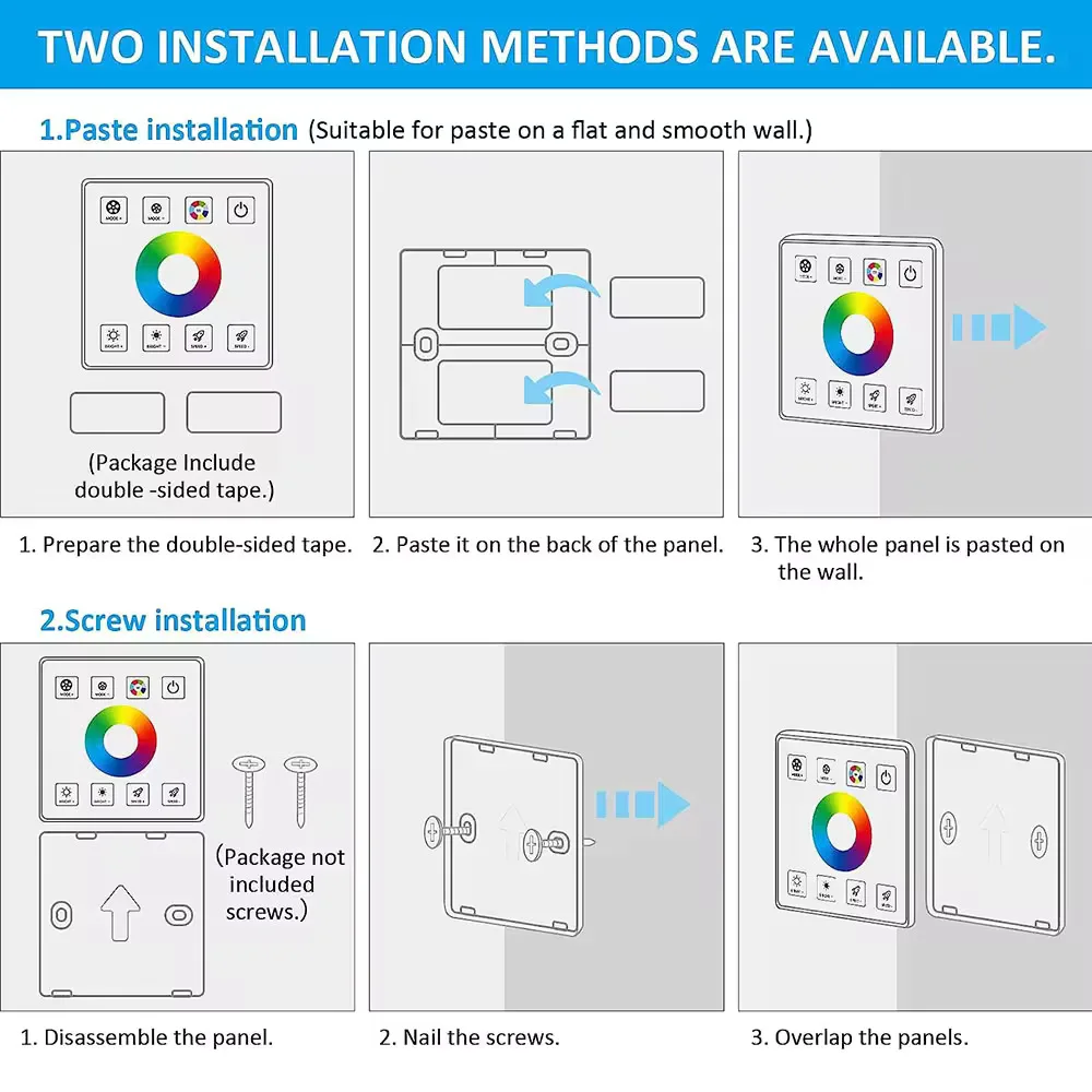 RF Full Color 5 In I RGBCW LED Controller