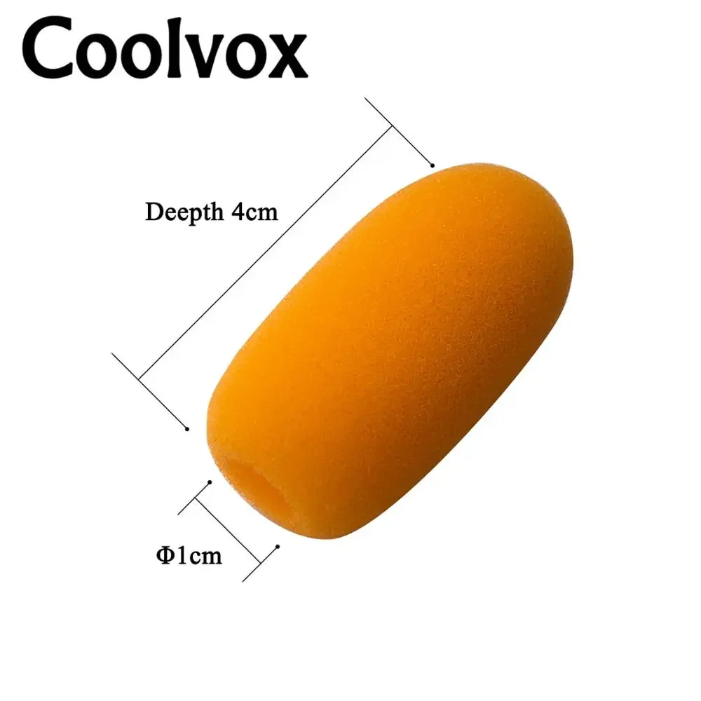 5pcs Wired Wirless Conference Microphone Windscreen Foam Sponge Cover for Lapel microphone , Inner Diameter:1cm (about .0.39\
