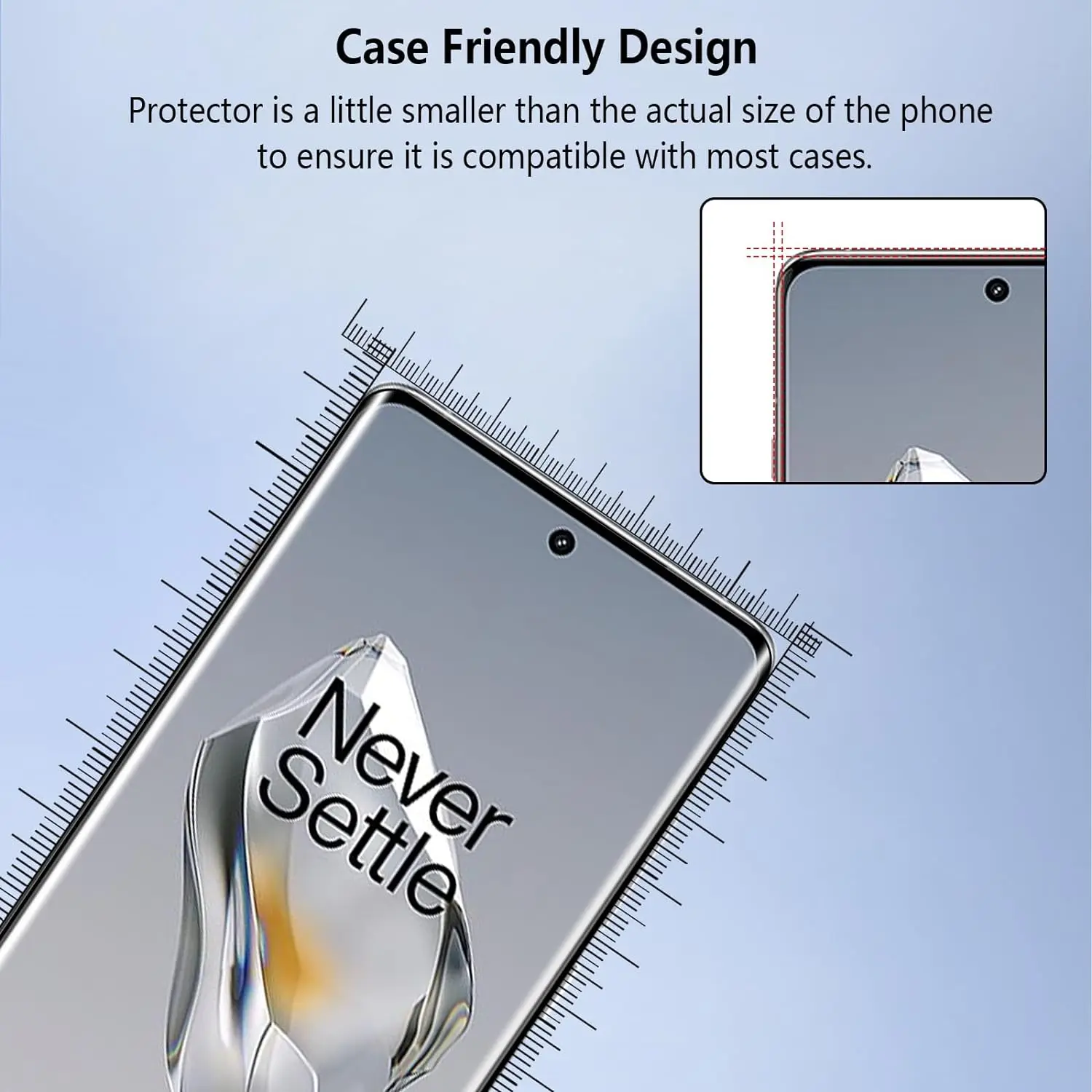 

3D Curved Four Sides Glue Tempered Glass For OnePlus 12/13 3D Screen Protector