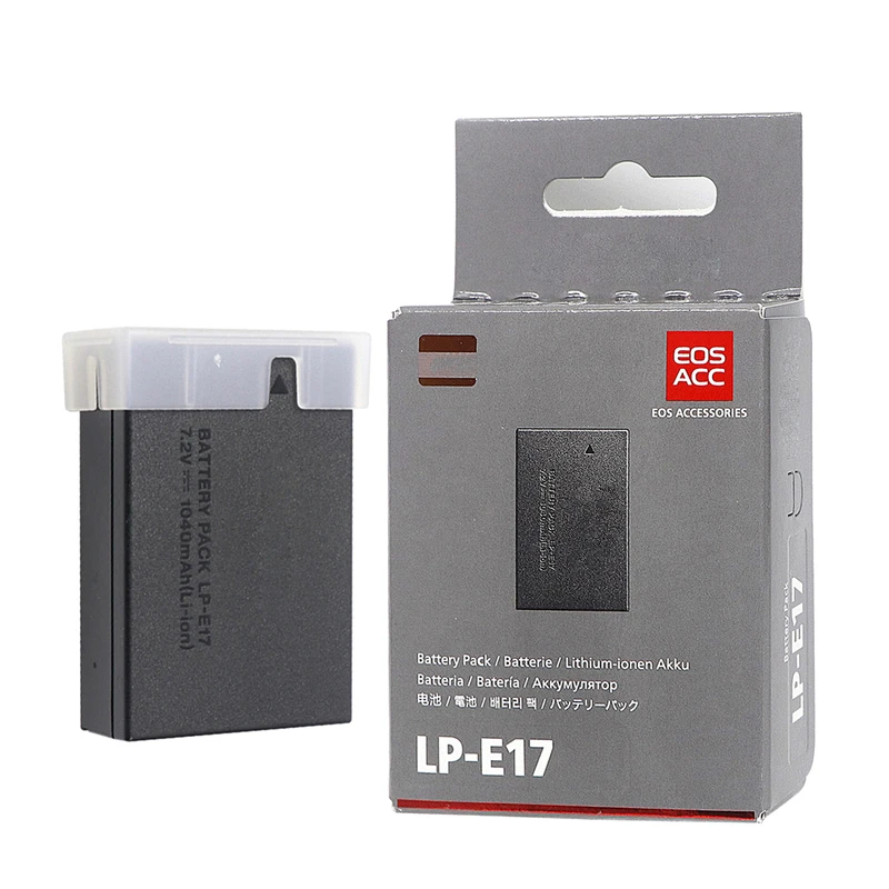 LP-E17 Battery With LC-E17 Charger For Canon EOS Rebel T6i T6s T7i T8i M3 M5 M6 77D 750D 760D 800D 8000D KISS X8i KISS X9i