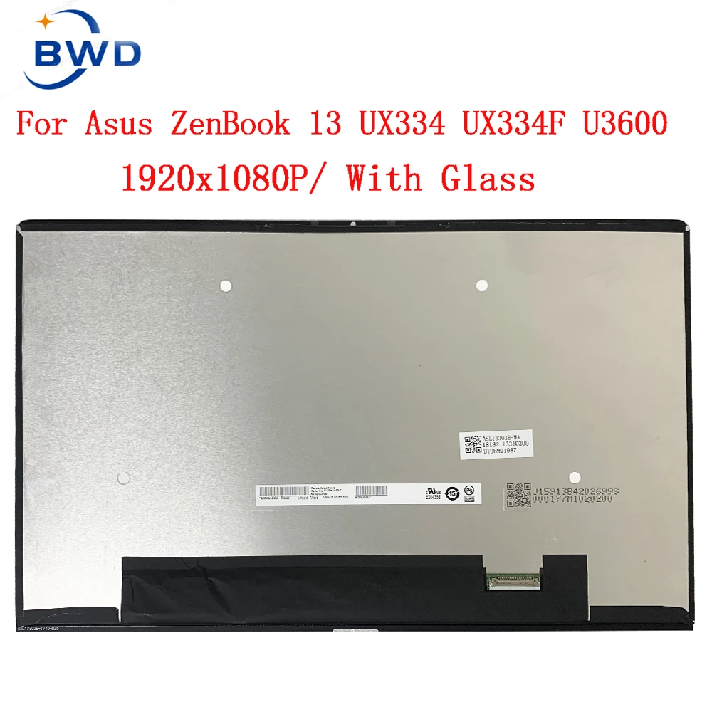 B133han05. C dla Asus ZenBook UX333 UX334 UX334F pełny montaż 13.3 Cal Panel LCD bez ekranu dotykowego