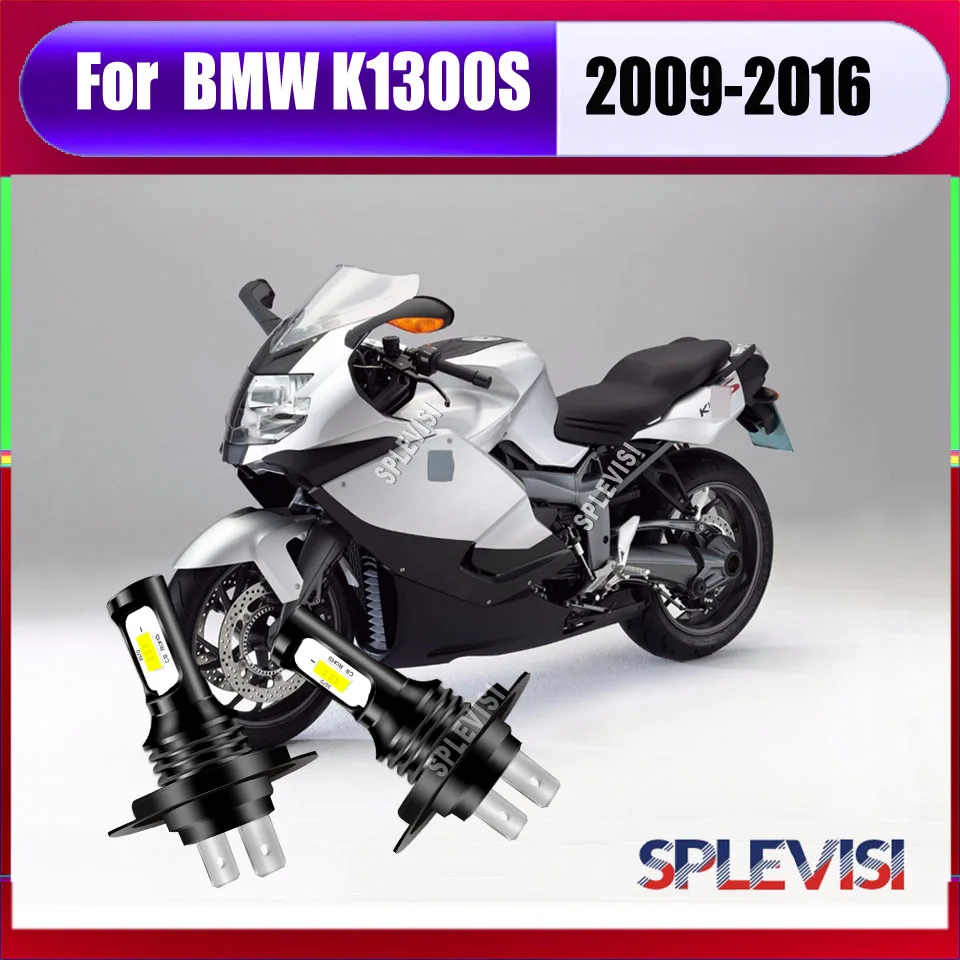 

2x H7 6000K White Motorcycle LED Headlights works stably and continuously up to 5 years For BMW K1300S 2009 2010 2011-2016