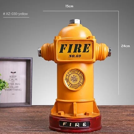 American British Industrial style loft fire hydrant home creative props bar decorations display furnishings