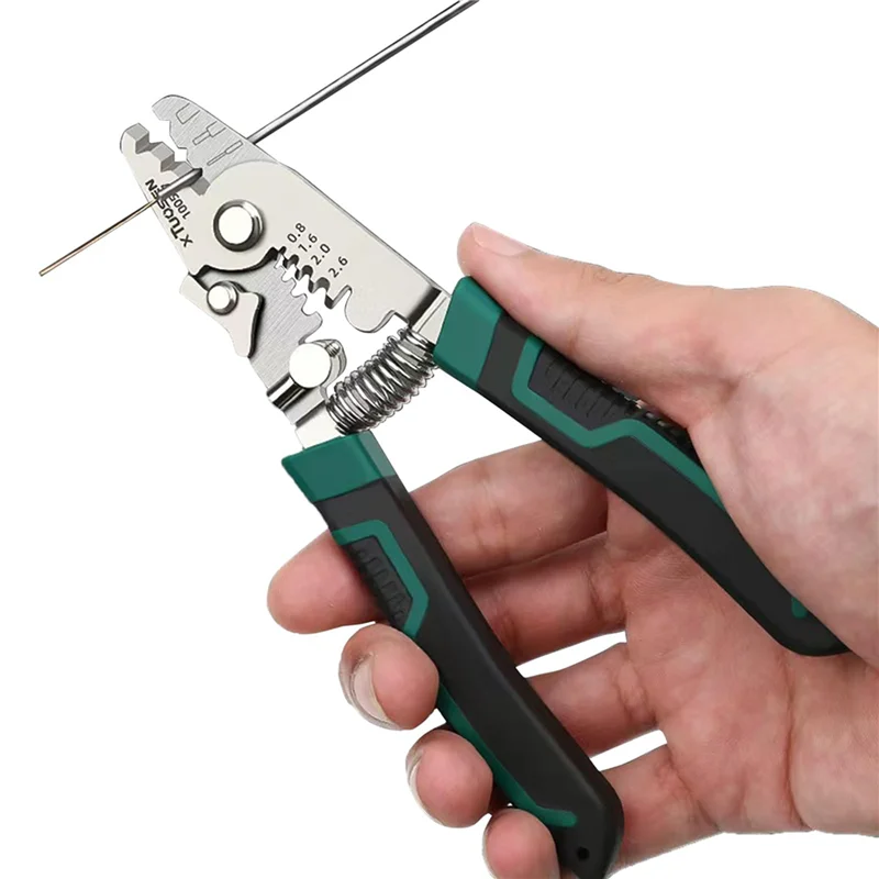 

Flash Trend 3X TUOSEN 6Inch 3 Holes Fiber Optic Wire Stripers,Precision Fiber Stripper/Optic Tools For Installers And Electricia