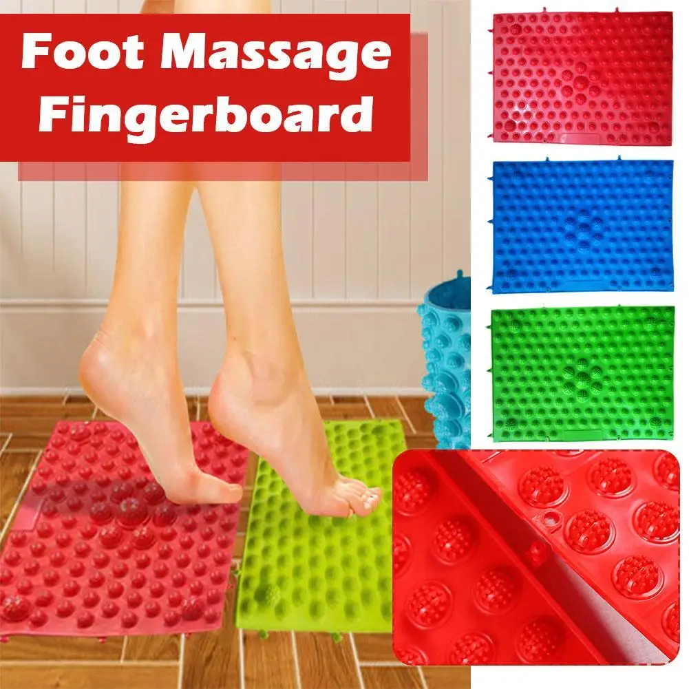 NEW High-end Foot Care Massage Pad Acupuncture Therapy Toe Plantar Pressure Blood Circulation Plate Mat For Massager 25*30CM