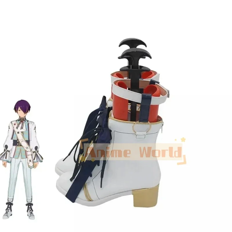 لعبة شينوبو سينغوكو أحذية كوسبلاي PU أحذية من الجلد أحذية كرنفال الهالوين مصنوعة حسب الطلب