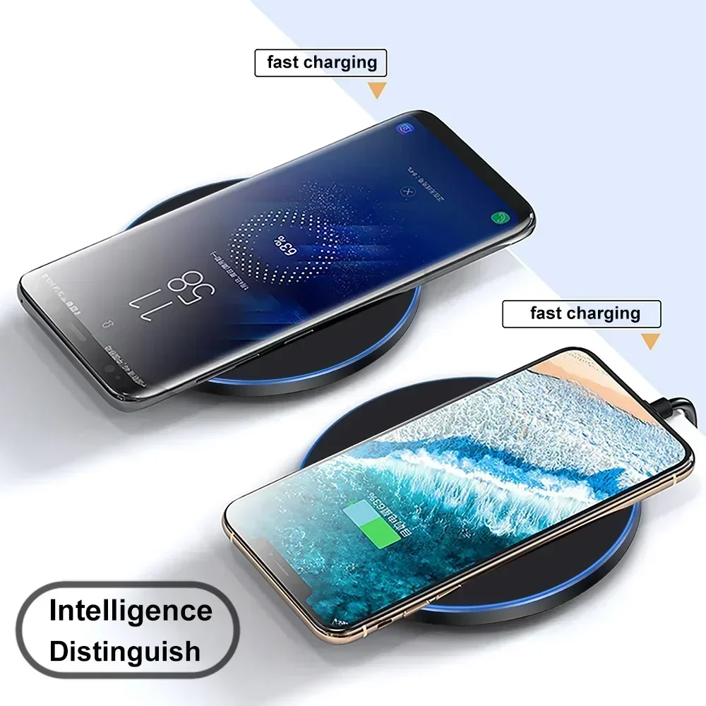 100W Lightweight Wireless Charger Desktop Pad For iPhone 17 16 15 14 13 12 Pro Max Samsung S25 S24 Xiaomi Fast Charging Station