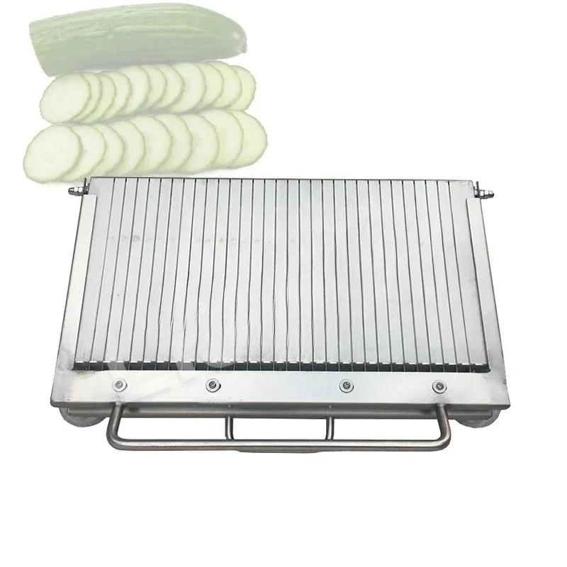 

Stainless Steel Banana Sausage Fruit Vegetable Slicing Machine Luncheon Meat Tofu Slicer