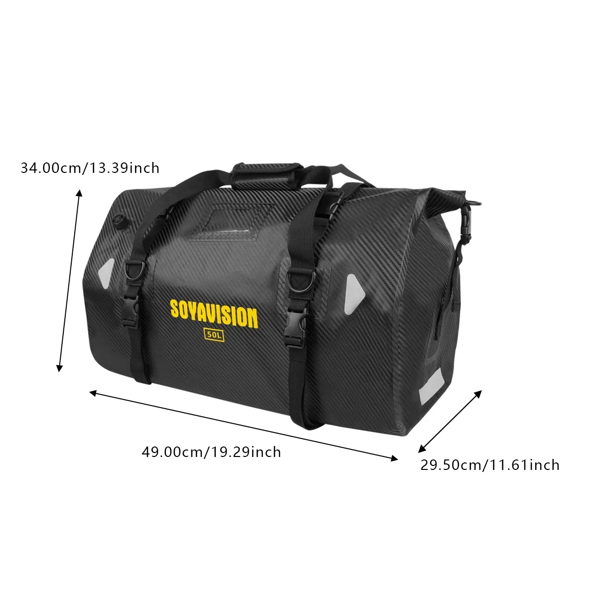 Waterdichte 20L/40L/50L/66L/70L/100L Droge Opbergtas voor Fiets Motor Reizen, Zwemmen, Varen, Kajakken, Kamperen & Strand