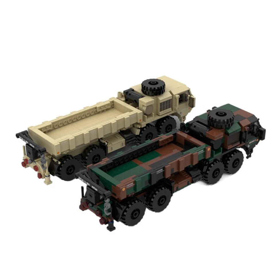 MOC-175789 Tactical Truck M977A4 Building Block Army Armed Vehicles Assembling Model Technology Bricks Toy Children's Gift