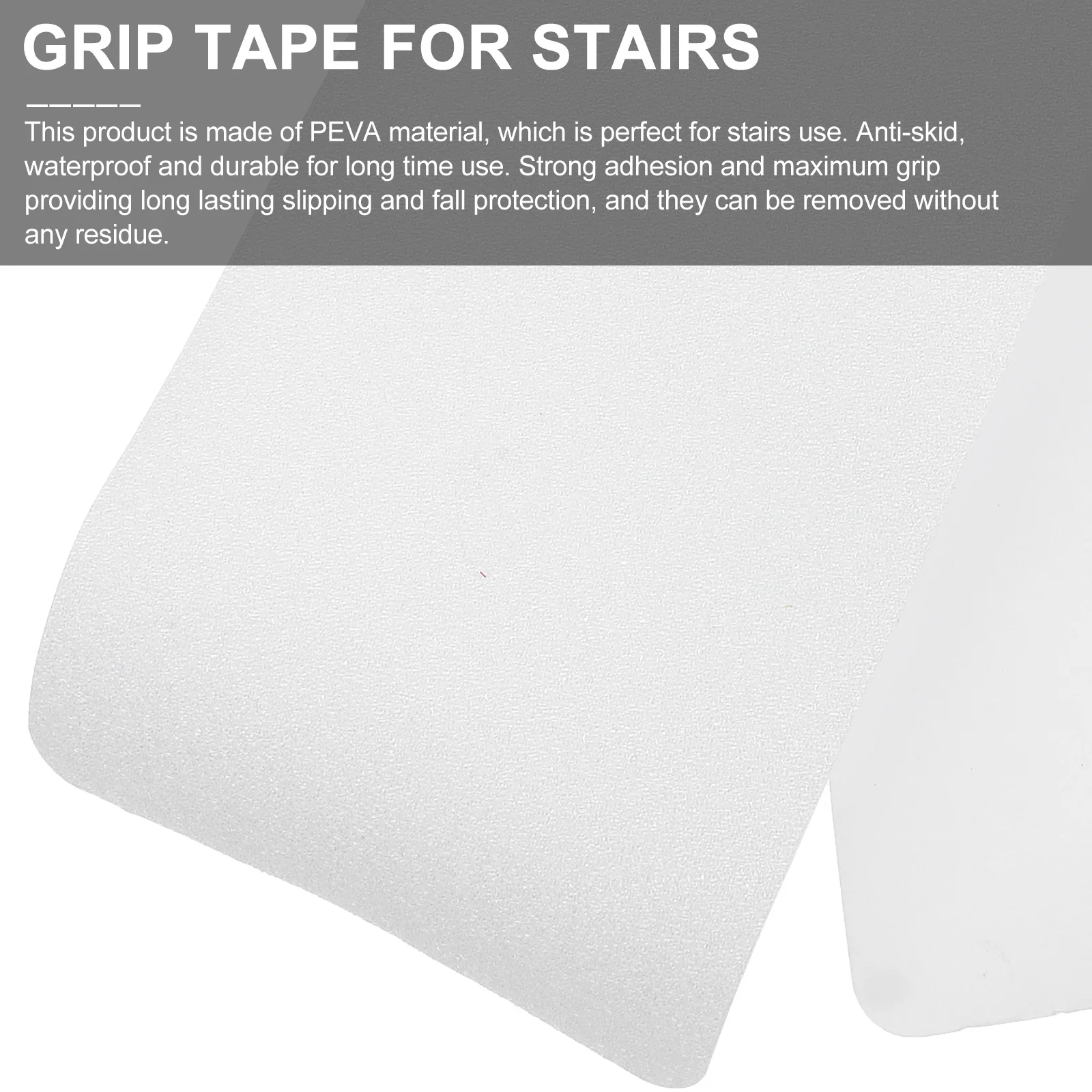 2 قطعة شريط مضاد للانزلاق للسلالم عدم الانزلاق داخلي في الهواء الطلق درج معالج الأرضيات شريط لحام السلامة خطوات خشبية كبار السن الكلاب #5